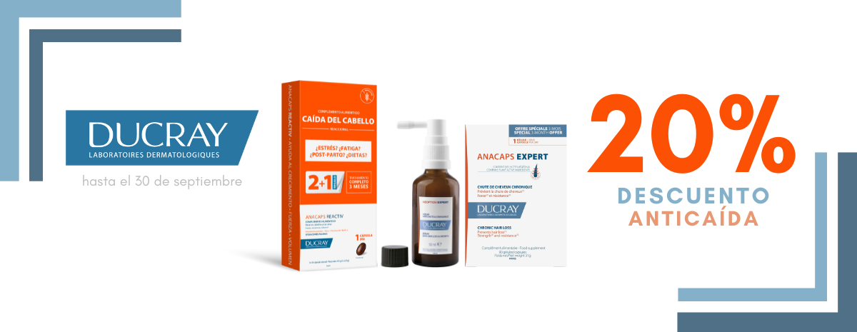 DUCRAY / Anticaída 20% DESCUENTO