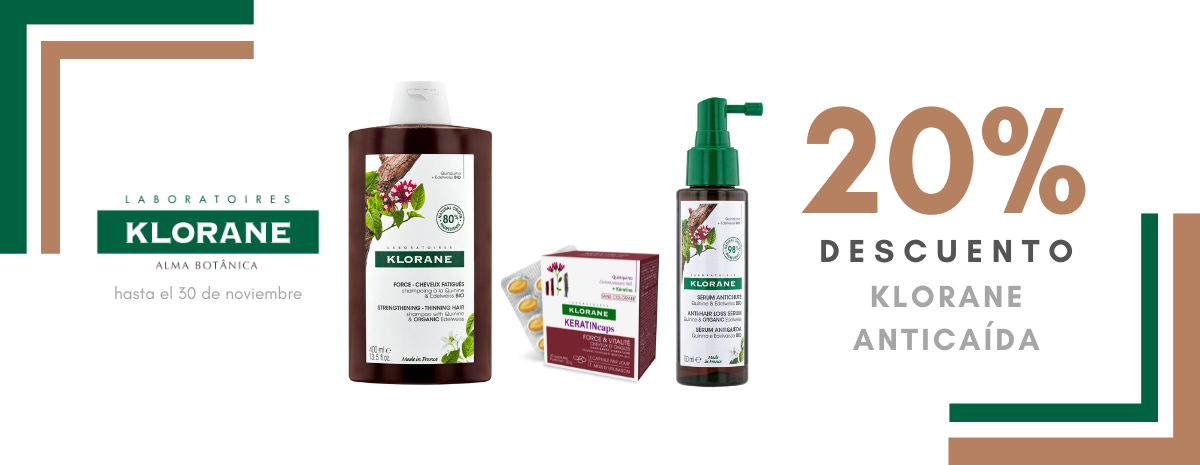 KLORANE / Anticaída 20% DESCUENTO