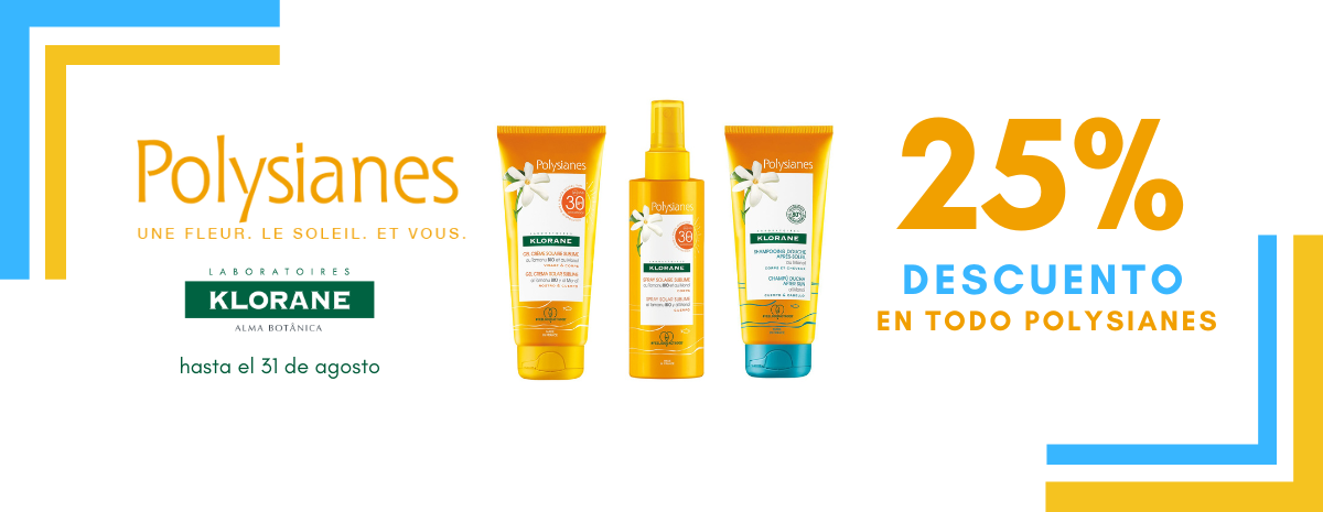 KLORANE / Solares POLYSIANES 25% DESCUENTO