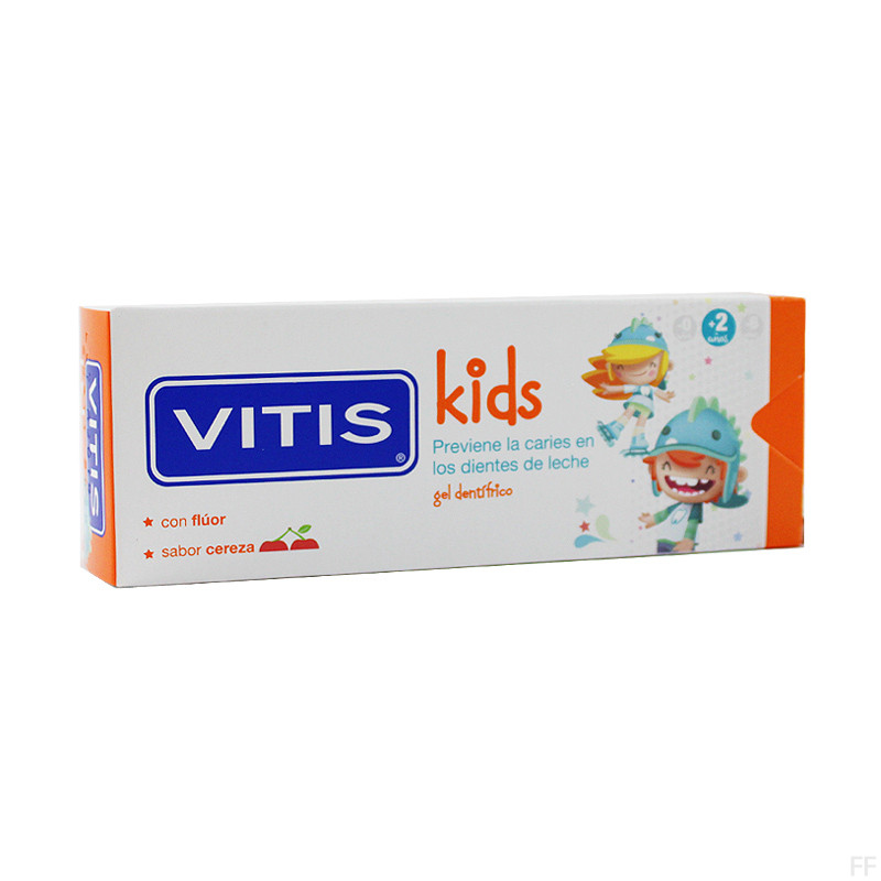 Vitis Kids Gel Dentrífico Sabor cereza 50 ml
