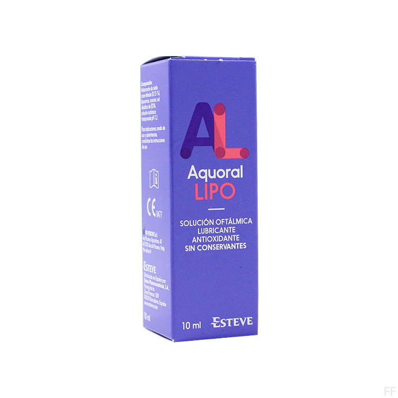 Aquoral Lipo Solución oftálmica Lubricante Sin conservantes 10 ml