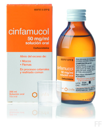Cinfamucol carbocisteina