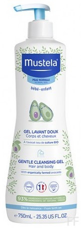 Gel baño suave mustela 750 ml