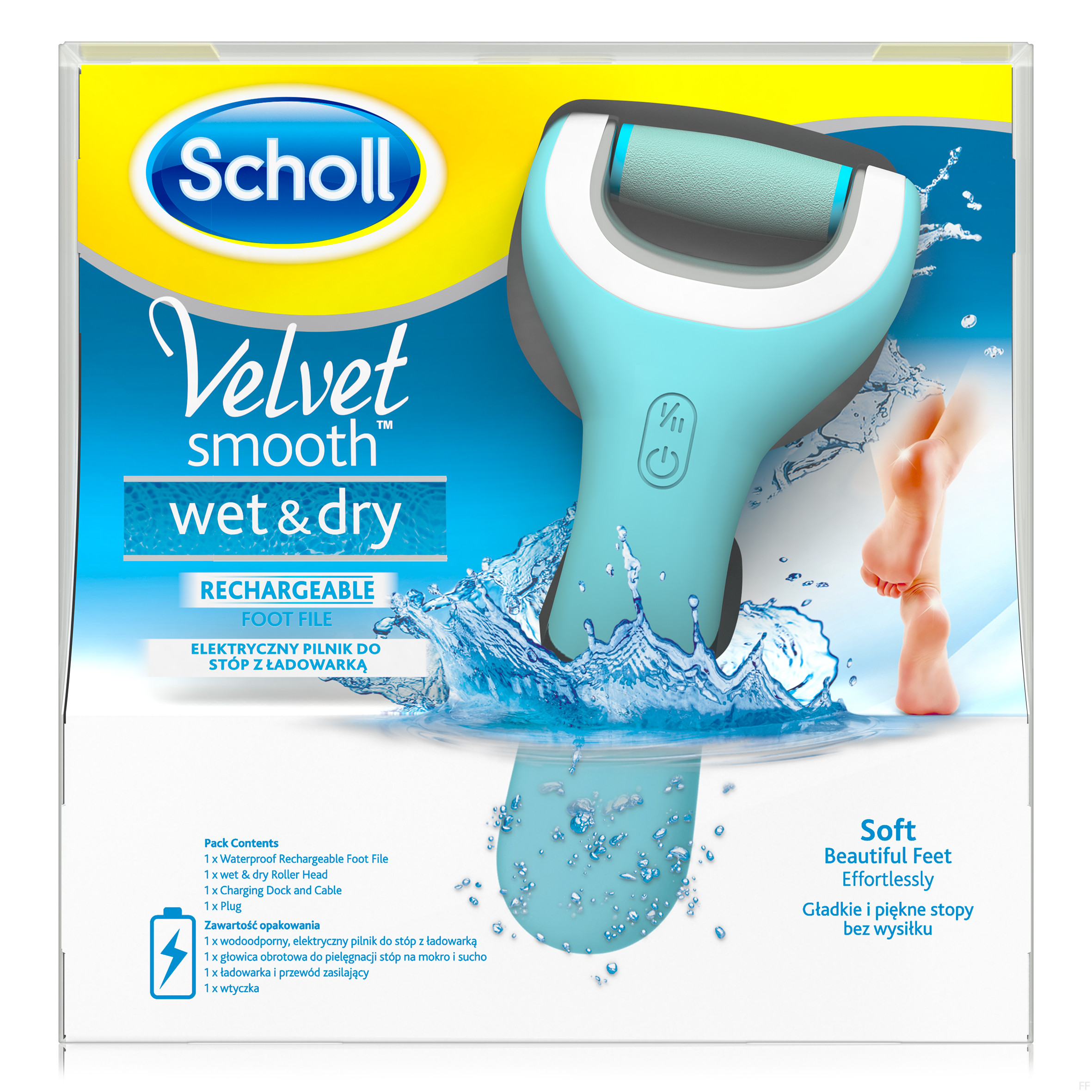 Velvet Smooth / Lima para pies Wet & Dry - Scholl