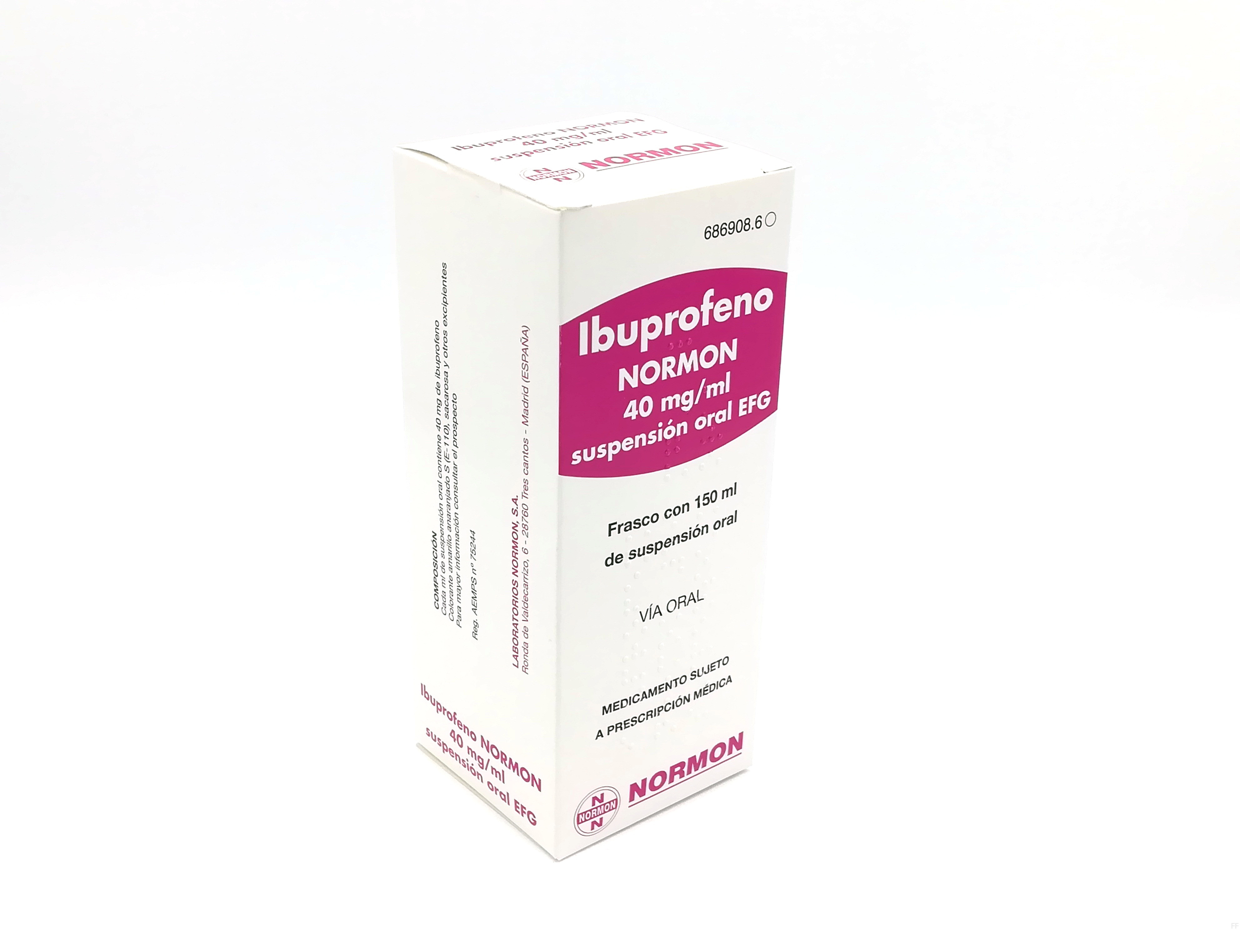 Ibuprofeno normon 40 mg/ml