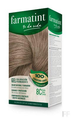 Farmatint 8C Rubio Claro Ceniza Gel (150 ml) 