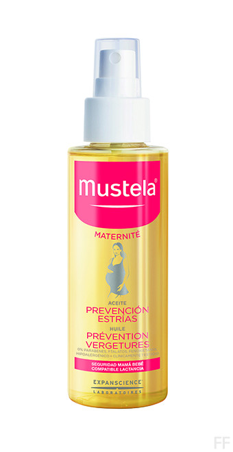 Maternidad Aceite Prevención Estrías - Mustela (105 ml)