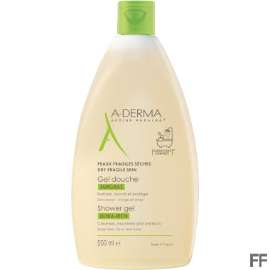 Aderma Gel de ducha Sobregraso 500 ml