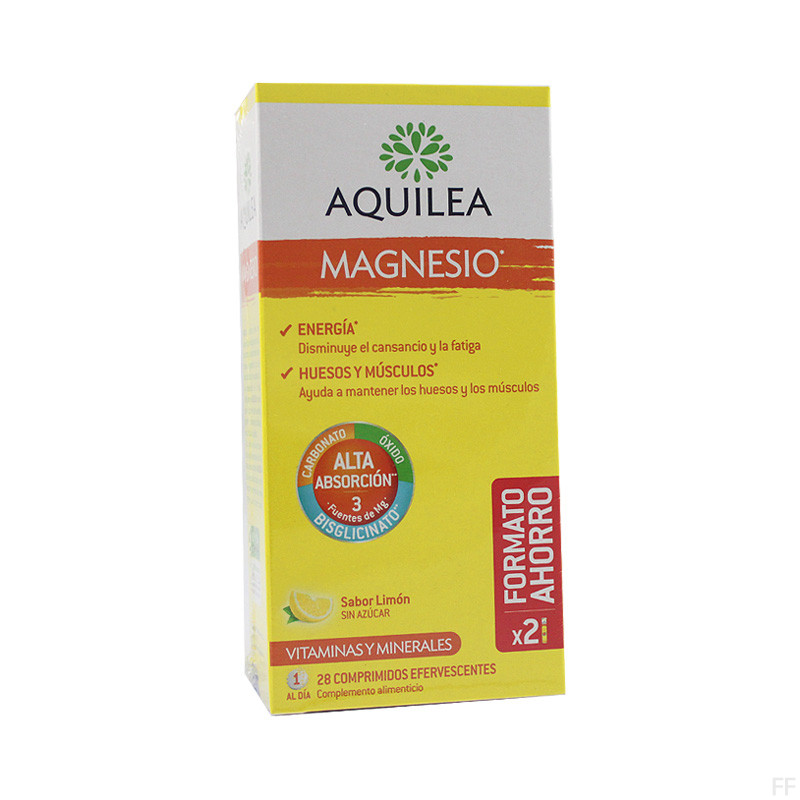 Aquilea Magnesio 28 comprimidos efervescentes Sabor limón