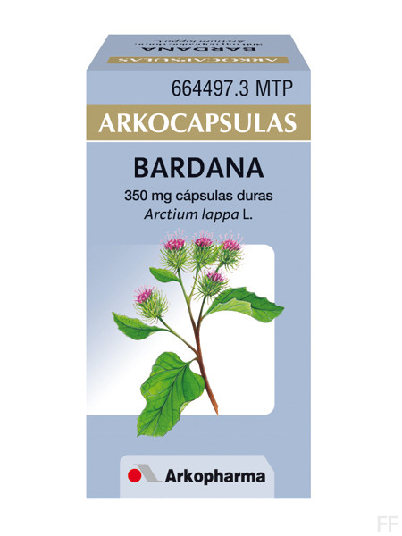 Arkocápsulas Bardana Arctium lappa 