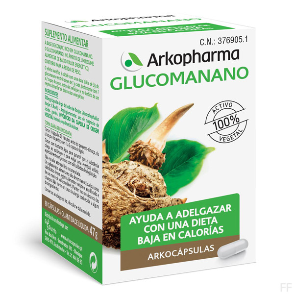 Glucomanano - Arkopharma (80 cápsulas)