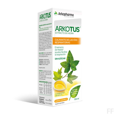 Arkotus Calmante vías respiratorias Extracto de hiedra Sabor caramelo 150 ml