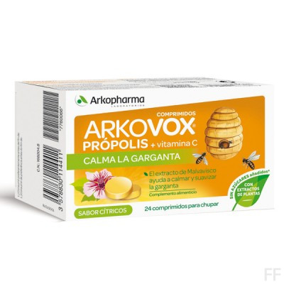 Arkovox Própolis + Vitamina C Sabor Cítricos 24 comprimidos / Arkopharma