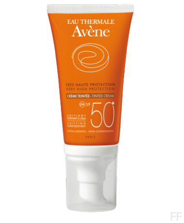 Avene Crema coloreada SPF50+ + REGALO Máscara de pestañas