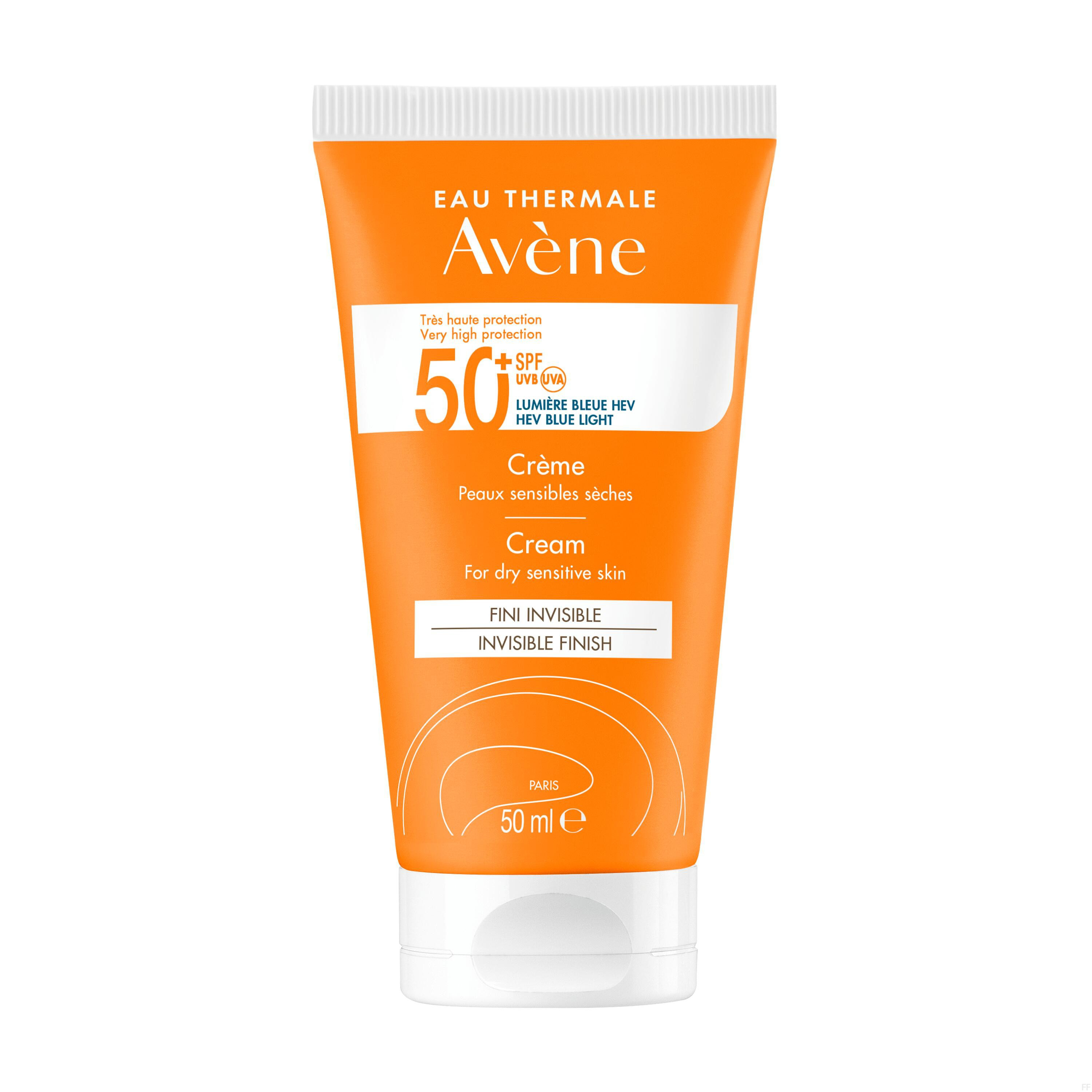 Avene Solar Crema Pieles secas SPF50+ 50 ml