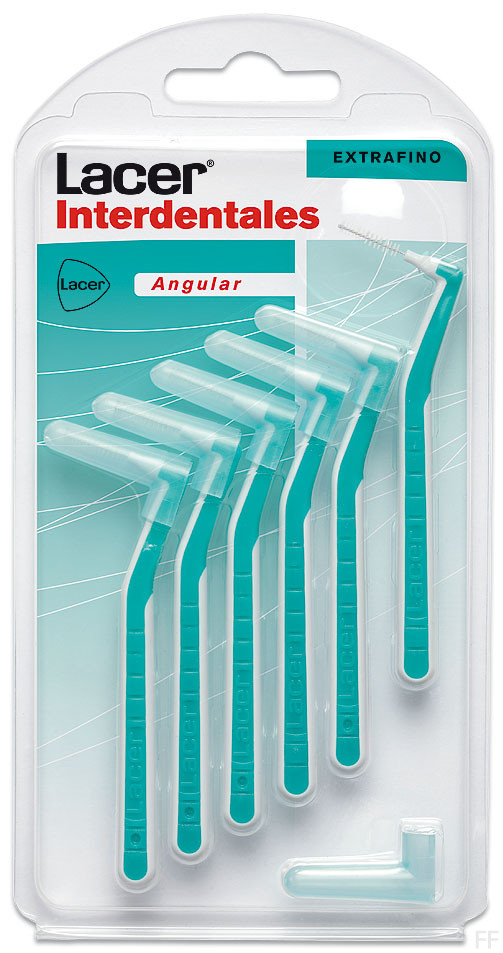 Lacer Cepillo Interdental Extrafino Angular 0,6 6 unidades