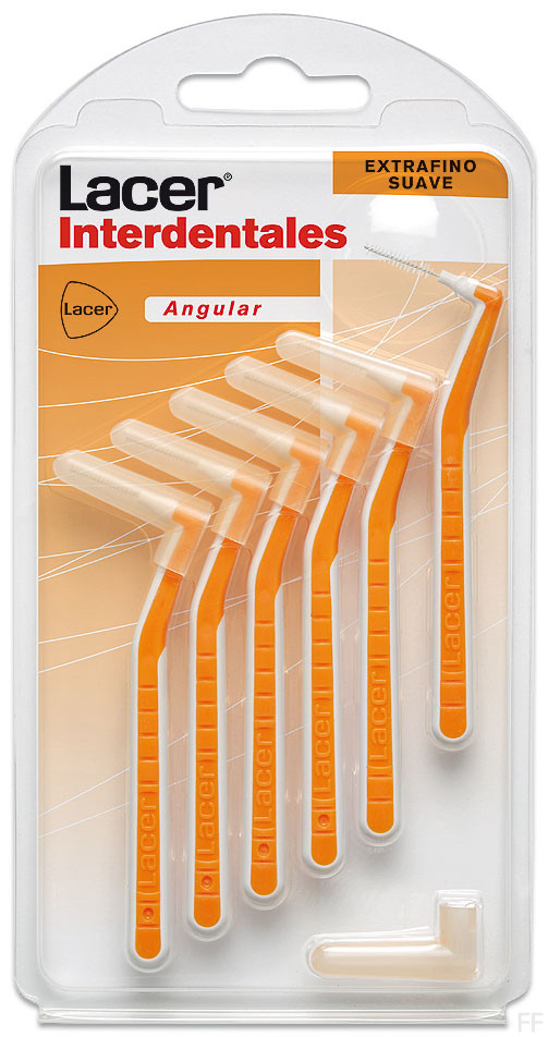Lacer Cepillo Interdental Extrafino suave Angular 0,5 6 unidades