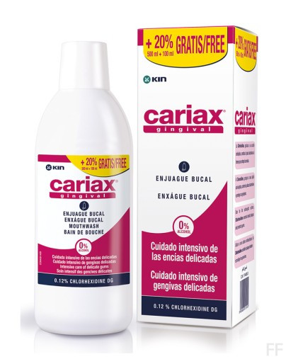 Cariax Enjuague Bucal 500 ml + 100 ml gratis