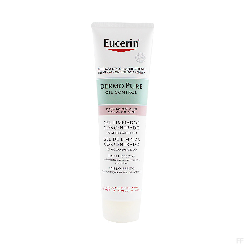 Eucerin Dermopure Gel limpiador concentrado Manchas acné 150 ml