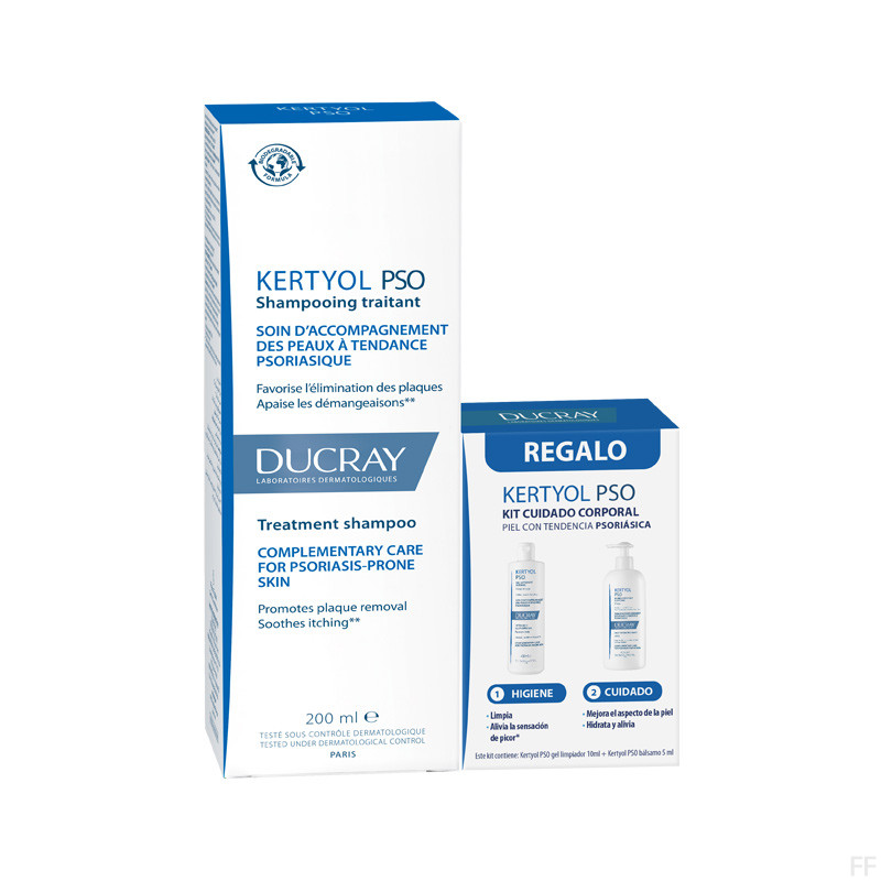 Kertyol PSO Champú tratante reequilibrante 200 ml Ducray + REGALO