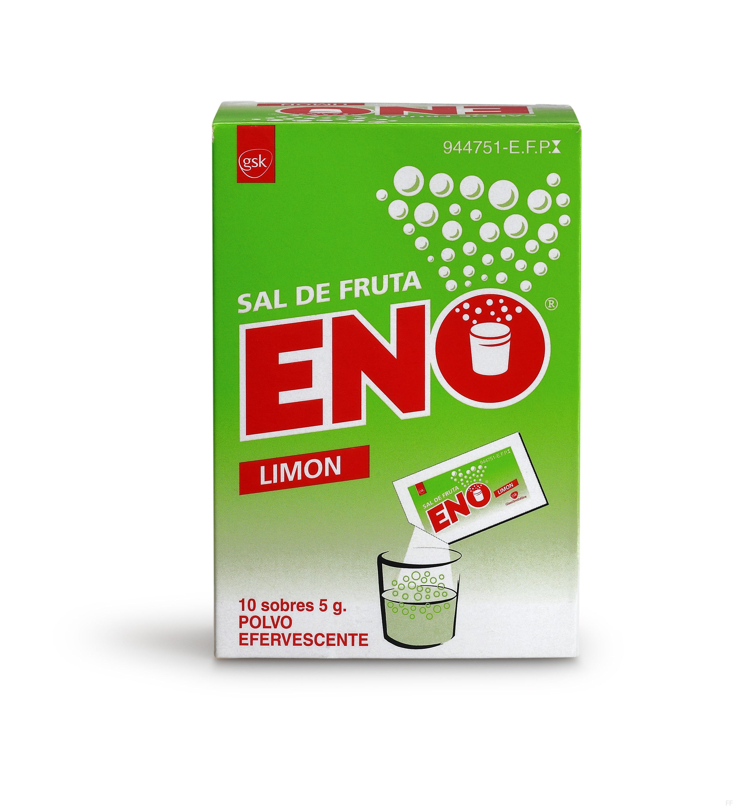 Sal de fruta eno limon sobres