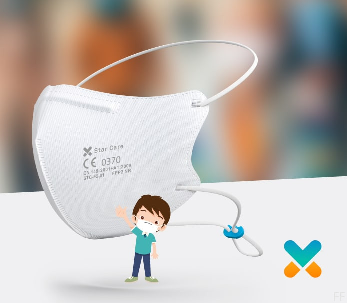 Comprar Mascarilla FFP2 Infantil 10 uds Star Care online