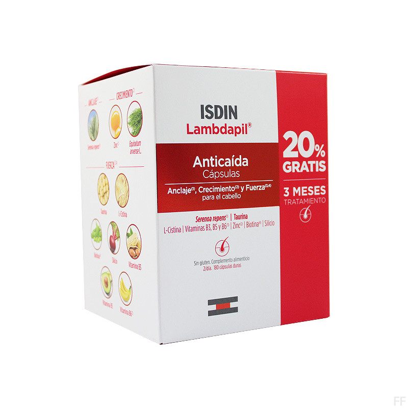 Isdin Lambdapil Cápsulas Anticaída 180 Caps