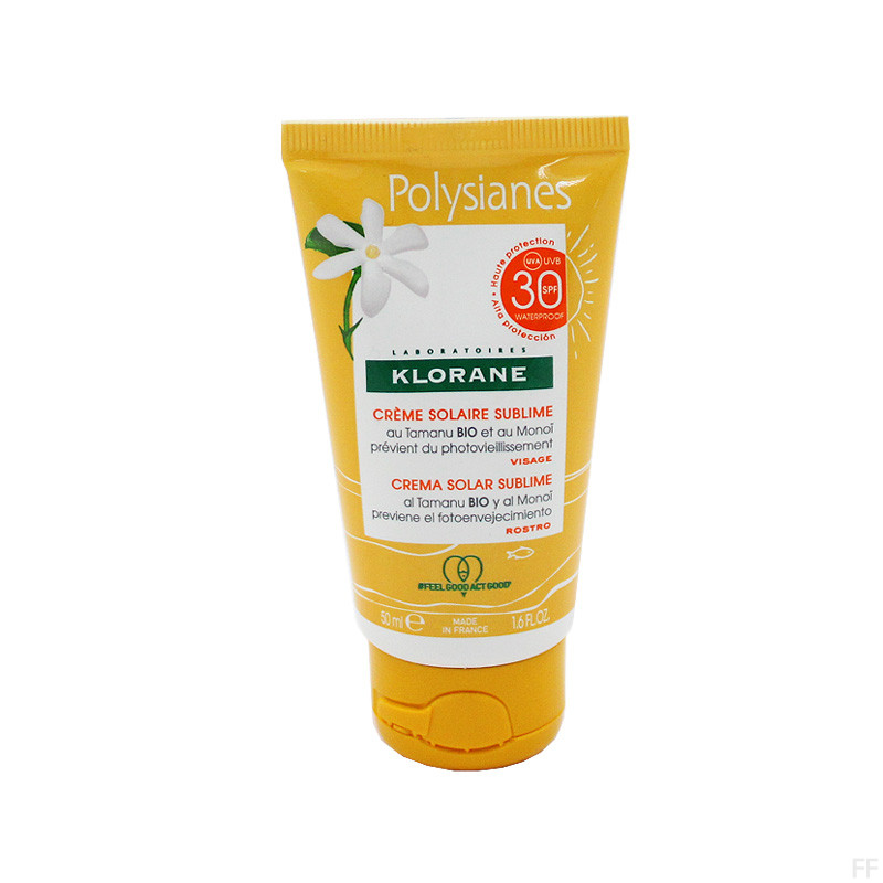 Klorane Polysianes Crema solar sublime rostro SPF30 50 ml