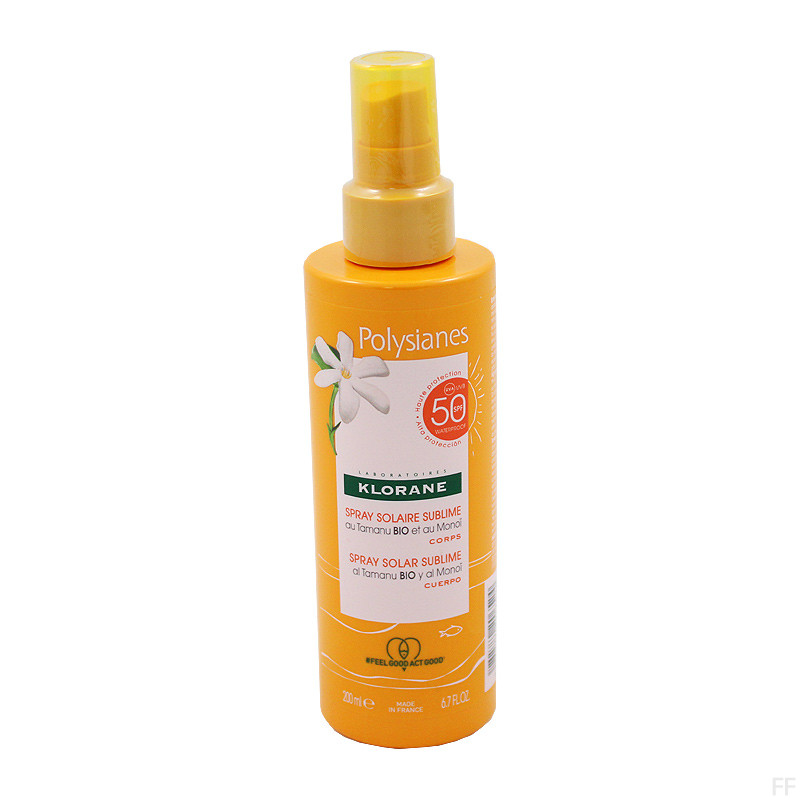 Klorane Polysianes Spray Solar Sublime SPF50 200 ml