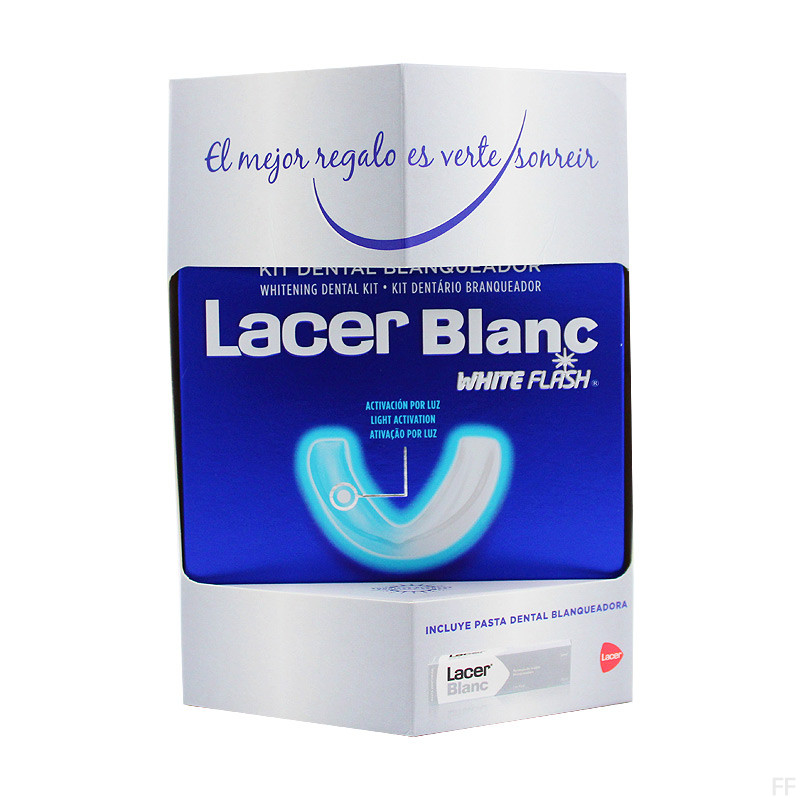 Lacer Blanc White Flash Kit dental Blanqueador + Regalo Pasta Lacer Blanc 75 ml