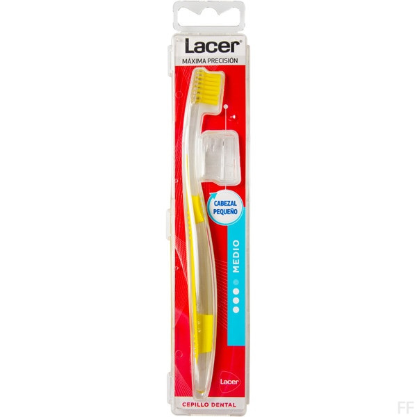 Lacer Cepillo Dental Medio Cabezal pequeño 1 unidad
