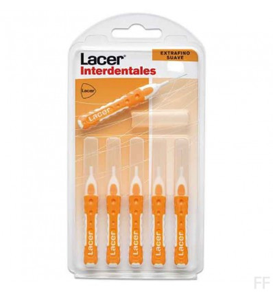 Lacer Cepillo Interdental Extrafino suave Recto 0,5 6 unidades