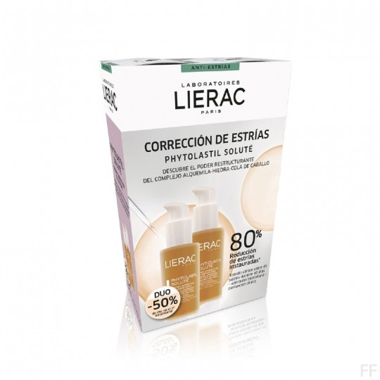 Duplo Lierac Phytolastil Soluté Concentrado Corrección de estrías 2 x 75 ml