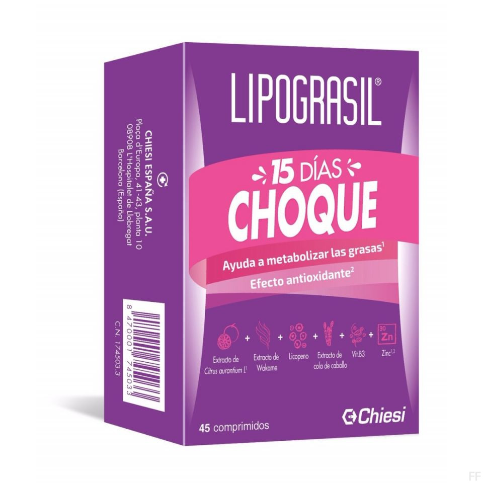 Lipograsil 15 Días Choque 45 Comprimidos