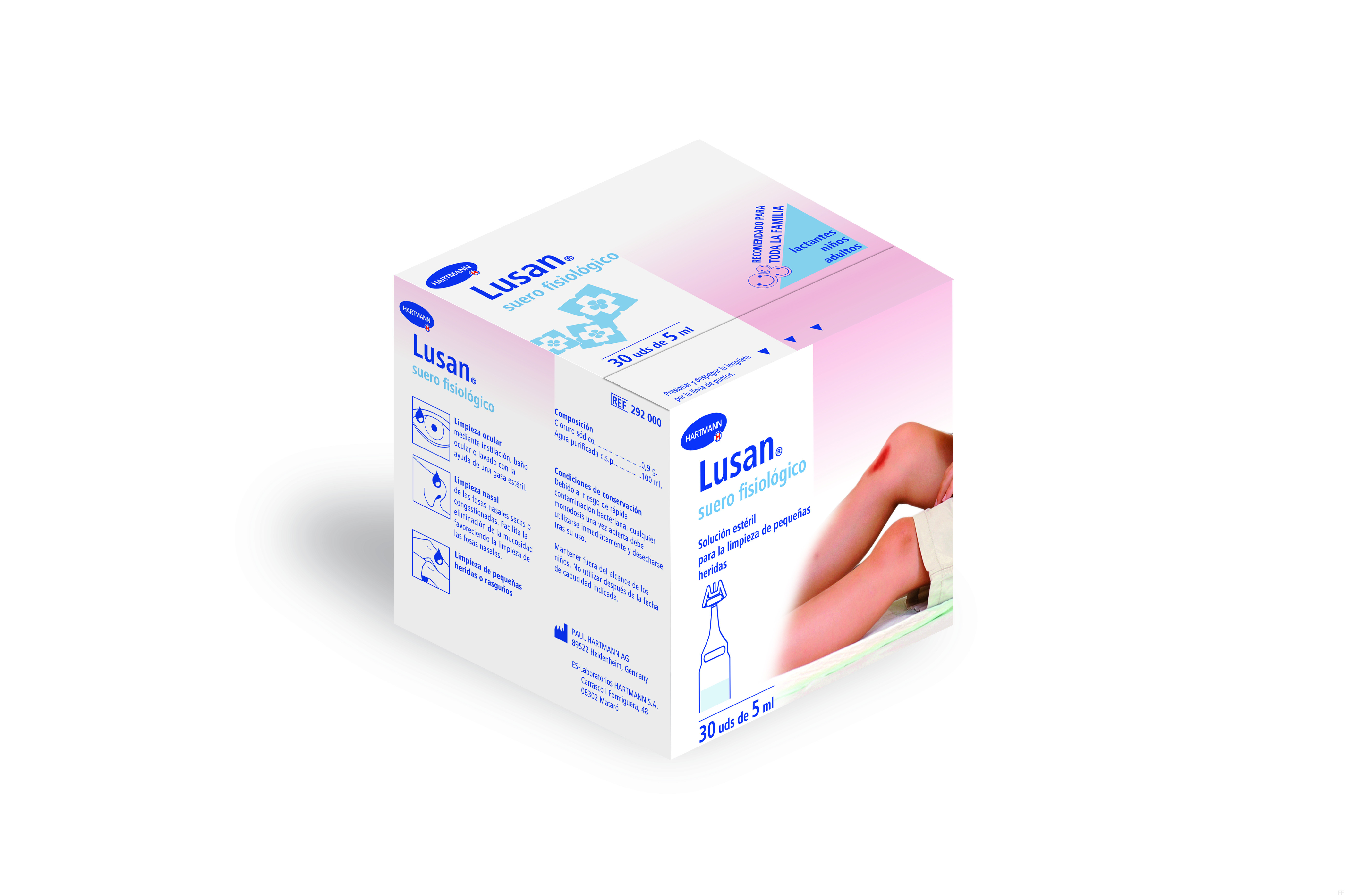 Hartmann Suero Fisiológico Lusan 30 Ud de 5 ml