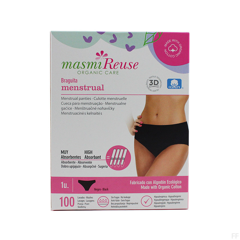 Braguita menstrual MasmiReuse FarmaConfort Talla S 1 unidad