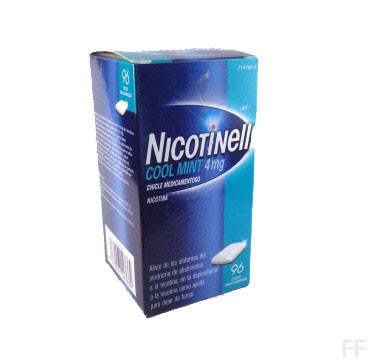 NICOTINELL COOL MINT (4 MG 96 CHICLES MEDICAMENT