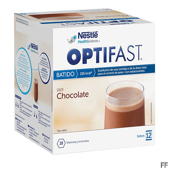 Optifast Batidos Chocolate 12 sobres