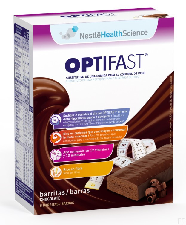 Optifast Barritas Sabor Chocolate