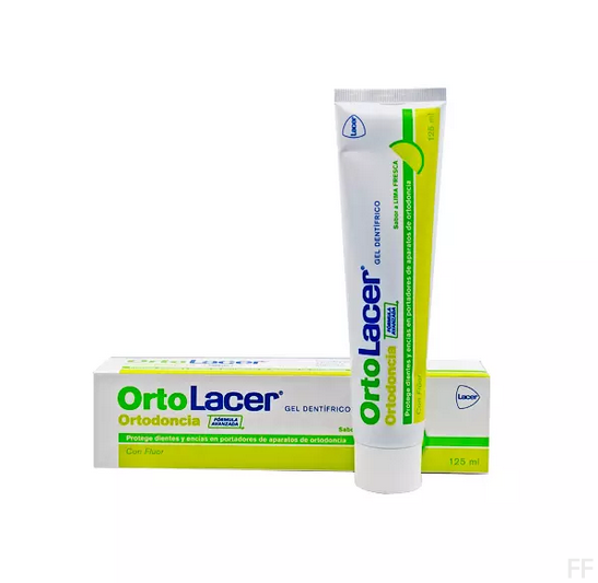 OrtoLacer Gel dentífrico Ortodoncia Sabor Lima fresca 125 ml