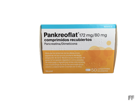 Pankreoflat 50 comprimidos