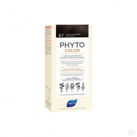 Phytocolor Tinte sin amoniaco / 05.7 CASTAÑO MARRÓN