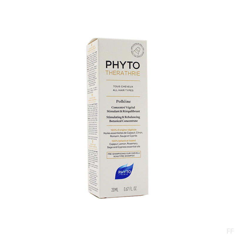 Phyto Therathrie Polleine Concentrado vegetal Prechampú estimulante y reequilibrante 20 ml