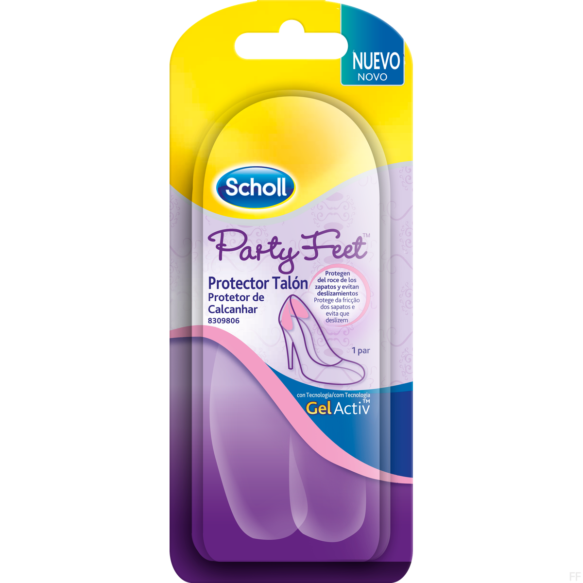 Party Feet / Protector talón Gel Activ - Scholl (1 par)