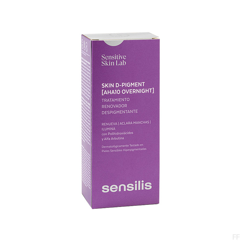 Sensilis Skin D Pigment AHA10 Overnight Tratamiento despigmentante 30 ml