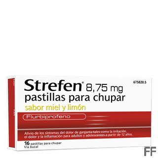 Strefen pastillas sabor miel y limon