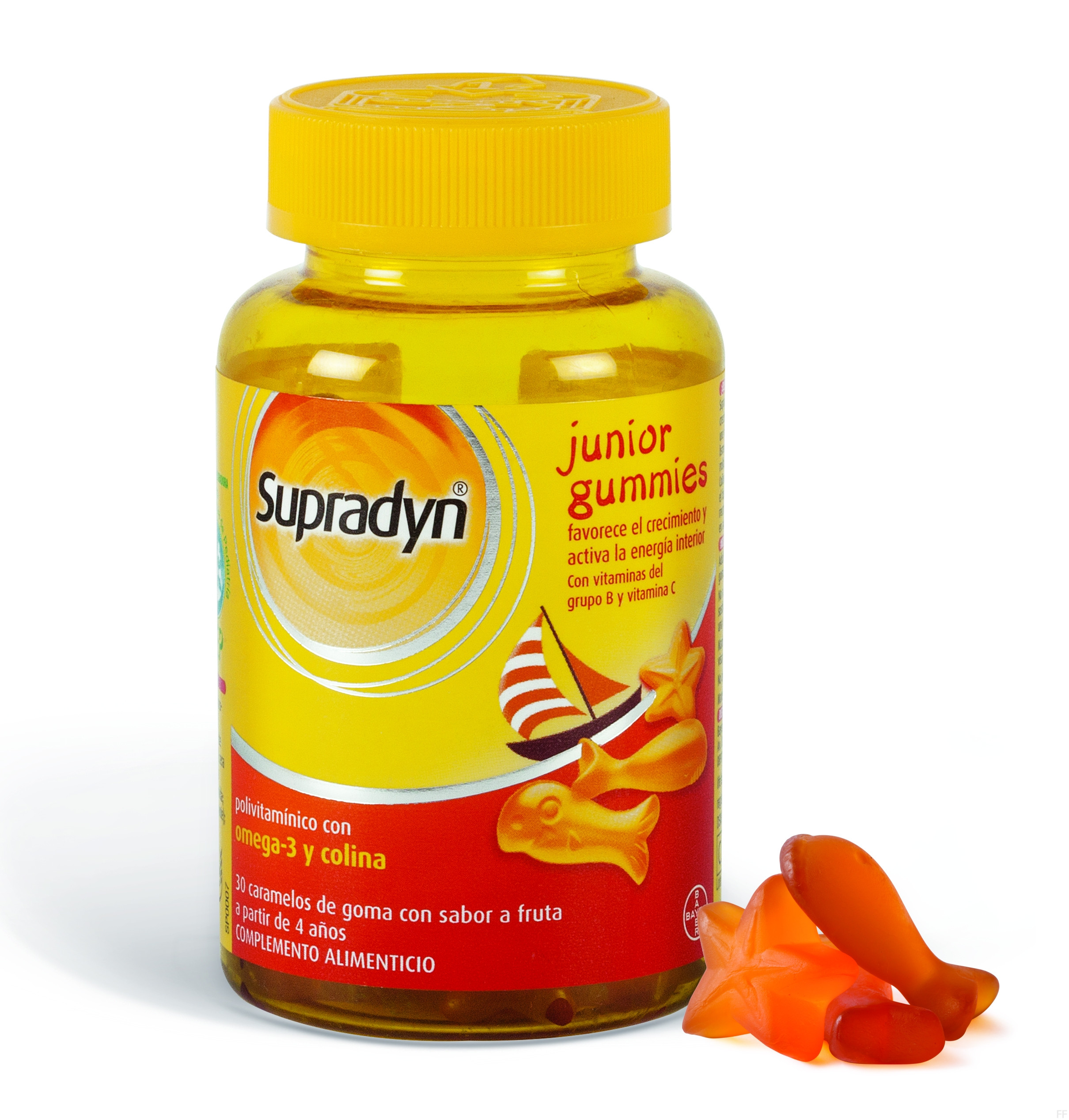 Supradyn Junior Gummies 30 caramelos + REGALO Taza