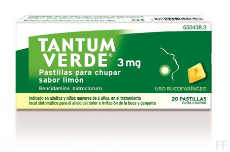 Tantum verde pastillas limón