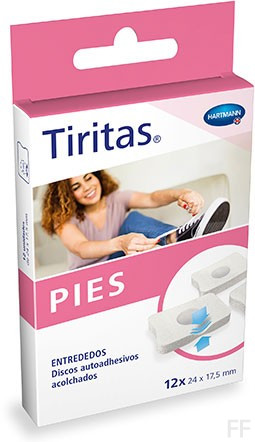 Tiritas Pies Entrededos - Hartmann (12 uds)