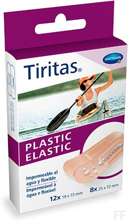 Tiritas Plastic Elastic - Hartmann (20 uds, 2 tamaños)